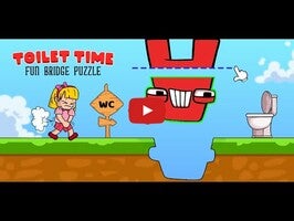 Vídeo de gameplay de Toilet Time! Fun Bridge Puzzle 1