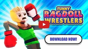 Gameplay video of Funny Ragdoll Wrestlers - 2P 1