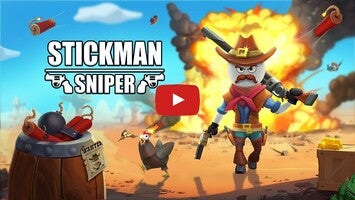 วิดีโอการเล่นเกมของ Stickman Sniper: Western gun 1