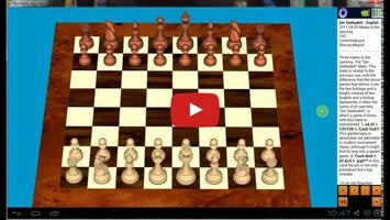 Gameplayvideo von Reader Chess. 3D True. (PGN) 1