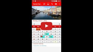 วิดีโอเกี่ยวกับ Dansk Kalender 1