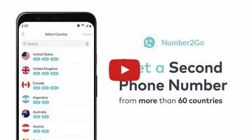 Vídeo de Number2Go: Second Phone Number 1