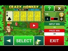 طريقة لعب الفيديو الخاصة ب Crazy Monkey Slot Machine1