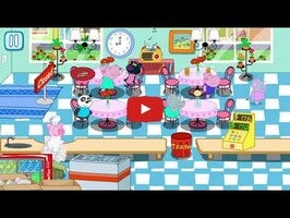 Gameplay video of Kids Cafe with Hippo 1