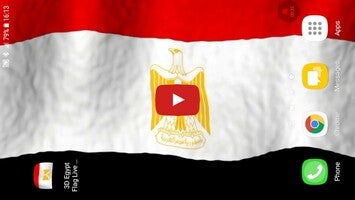 Video about 3d Egypt Flag Live Wallpaper 1