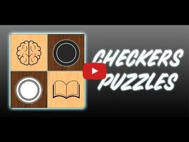 Video gameplay Checkers Puzzles 1