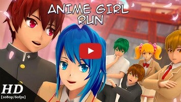 Gameplay video of Anime Girl Run 1