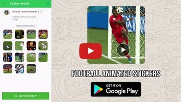 Видео про Football Animated Stickers 1