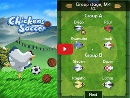 Gameplay video of Chickens Soccer World Cup Free 1