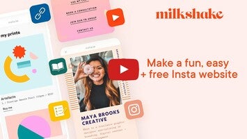 Videoclip despre Milkshake — Website Builder 1