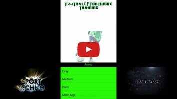 Video about Soccer Footwork Training 1