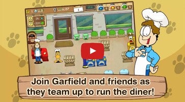 Gameplay video of Garfield's Diner 1