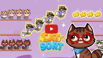 طريقة لعب الفيديو الخاصة ب Cat Sort Color Puzzle Game1