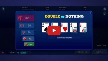 Gameplay video of Video Poker Offline 1