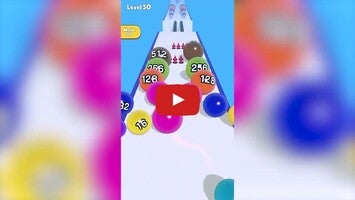 Gameplay video of Ball Run 3D Numbers Ball Games 1