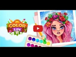 วิดีโอการเล่นเกมของ Color Life : Color by Number 1