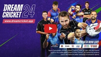 Gameplay video of Dream Cricket 2024 1