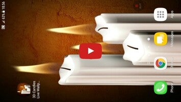 Video about 3D Candles Live Wallpaper 1