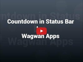 Video about Countdown in Status Bar 1