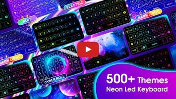 Videoclip despre Neon LED Keyboard 1