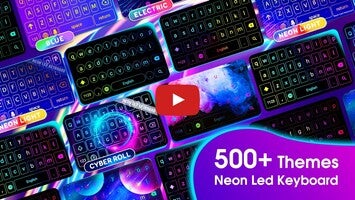 Video about Neon LED Keyboard 1