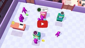 Gameplay video of Bouncing Rainbow: Calm Clicker 1