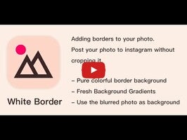 Vidéo au sujet deWhite Border: Square Fit Photo1