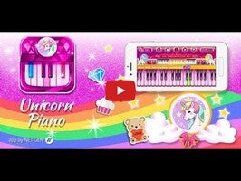Unicorn Piano 1 का गेमप्ले वीडियो