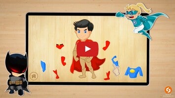 วิดีโอการเล่นเกมของ Baby Superhero Jigsaw Puzzle 1