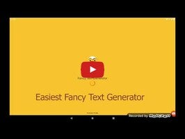 Fancy Text Generator 1 के बारे में वीडियो