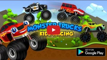 Gameplay video of Monster Trucks Kids Game 1