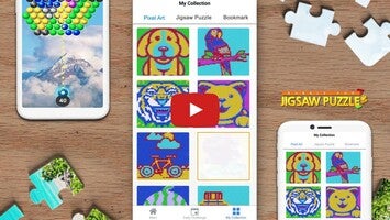 BubblePop - JigsawPuzzle1のゲーム動画