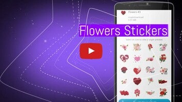 Vídeo de Flowers Stickers for WhatsApp 1