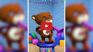Gameplay video of Talking Teddy Bear – Games for Kids & Family Free 1