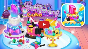 Video gameplay Pretty Makeup Cake Salon Games 1