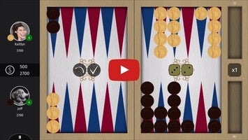 Gameplay video of Backgammon Offline 1