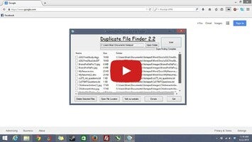 Video about Duplicate File Finder 1