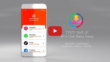 Video about Tynzy Save Up - All in One Status Saver Downloader 1