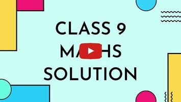 فيديو حول Class 9 Math Solution1