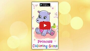 Vidéo de jeu dePrincess Coloring Game1