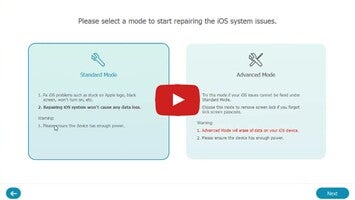 Video about TunesKit iOS System Recovery 1