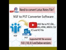 Vidéo au sujet deeSoftTools NSF to PST Converter Software1