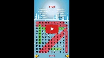 Video gameplay Christmas Word Search Puzzles 1