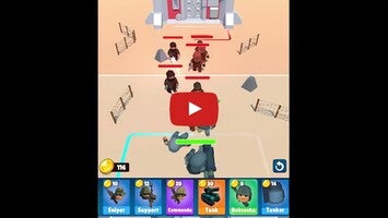 Gameplay video of Footmen Tactics 1
