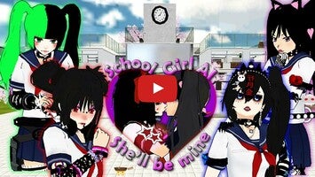 Video del gameplay di SchoolGirl AI 3D Anime Sandbox 1