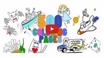 500가지 색칠 공부 페이지 평가판. 1의 게임 플레이 동영상