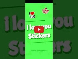 วิดีโอเกี่ยวกับ I love You Stickers WASticker 1