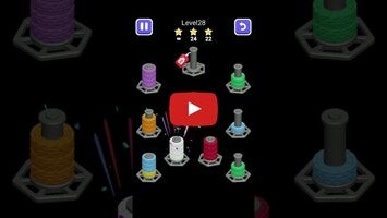 Vídeo de gameplay de Thread Sort Puzzle: Color Sort 1