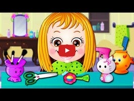 Gameplay video of Baby Hazel Hair Care 1