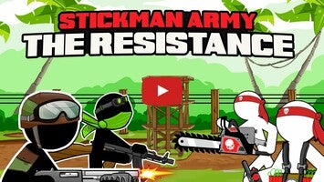 วิดีโอการเล่นเกมของ Stickman Army: The Resistance 1